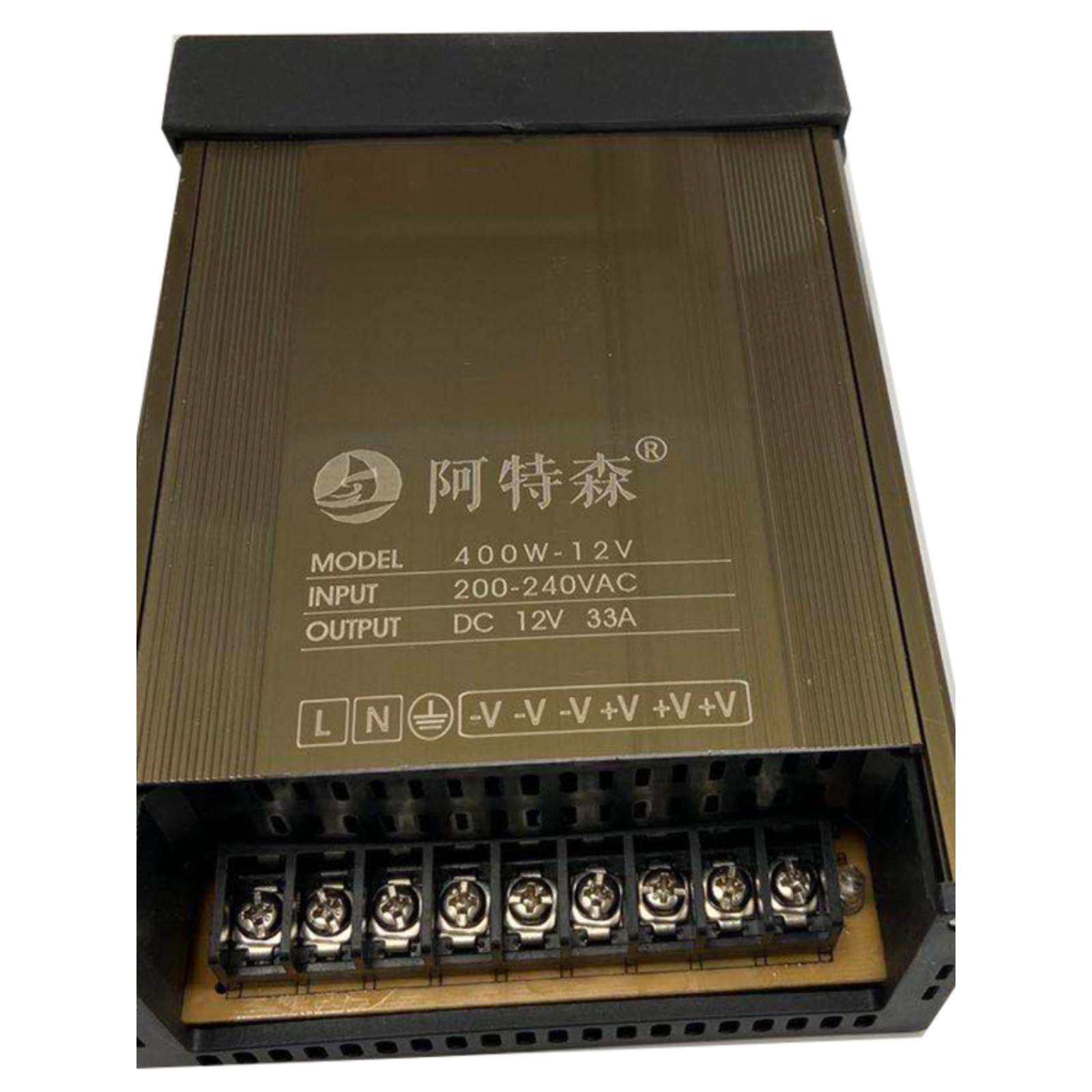 阿特森LED防雨开关电源400W12V 33.3A户外发光字防水变压器
