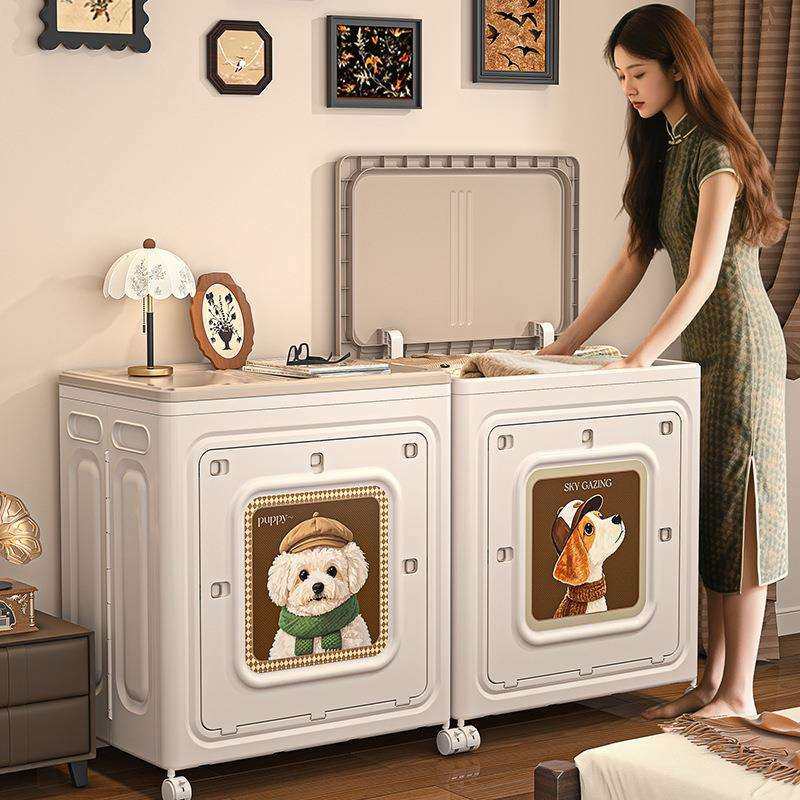 衣服收纳箱家用大容量翻盖卧室衣物被子整理箱可折叠收纳柜储物柜,模玩/动漫/周边/娃圈三坑/桌游,模型制作工具/辅料耗材,淘宝优惠券,粉丝福利购,淘宝优惠卷