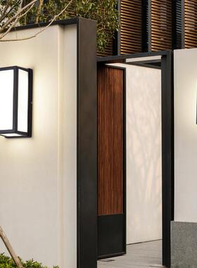 跨境简约led户外壁灯长方体灯庭院外墙装饰照明灯具壁灯酒店