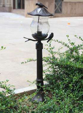 田园风草坪灯户外防水草地灯庭院LED花园别墅小区过道小鸟灯现货