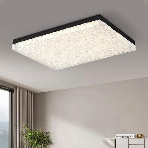 意式极简客厅灯长方形超亮高级感大气大厅主灯吸顶灯卧室房间灯具