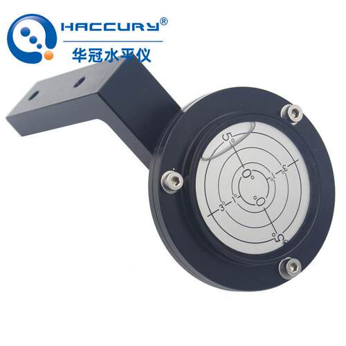 黑色带支架机械水平仪吊车支腿水平泡工程车调平器可调节钻机水泡
