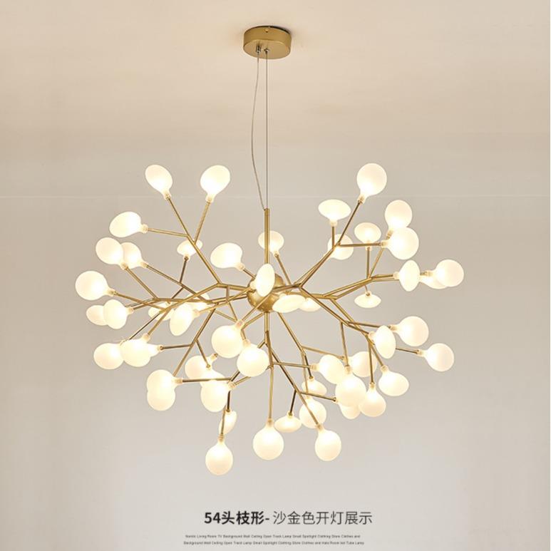 后现代简约客厅灯北欧风格萤火虫吊灯创意个性网红艺术卧室餐厅灯