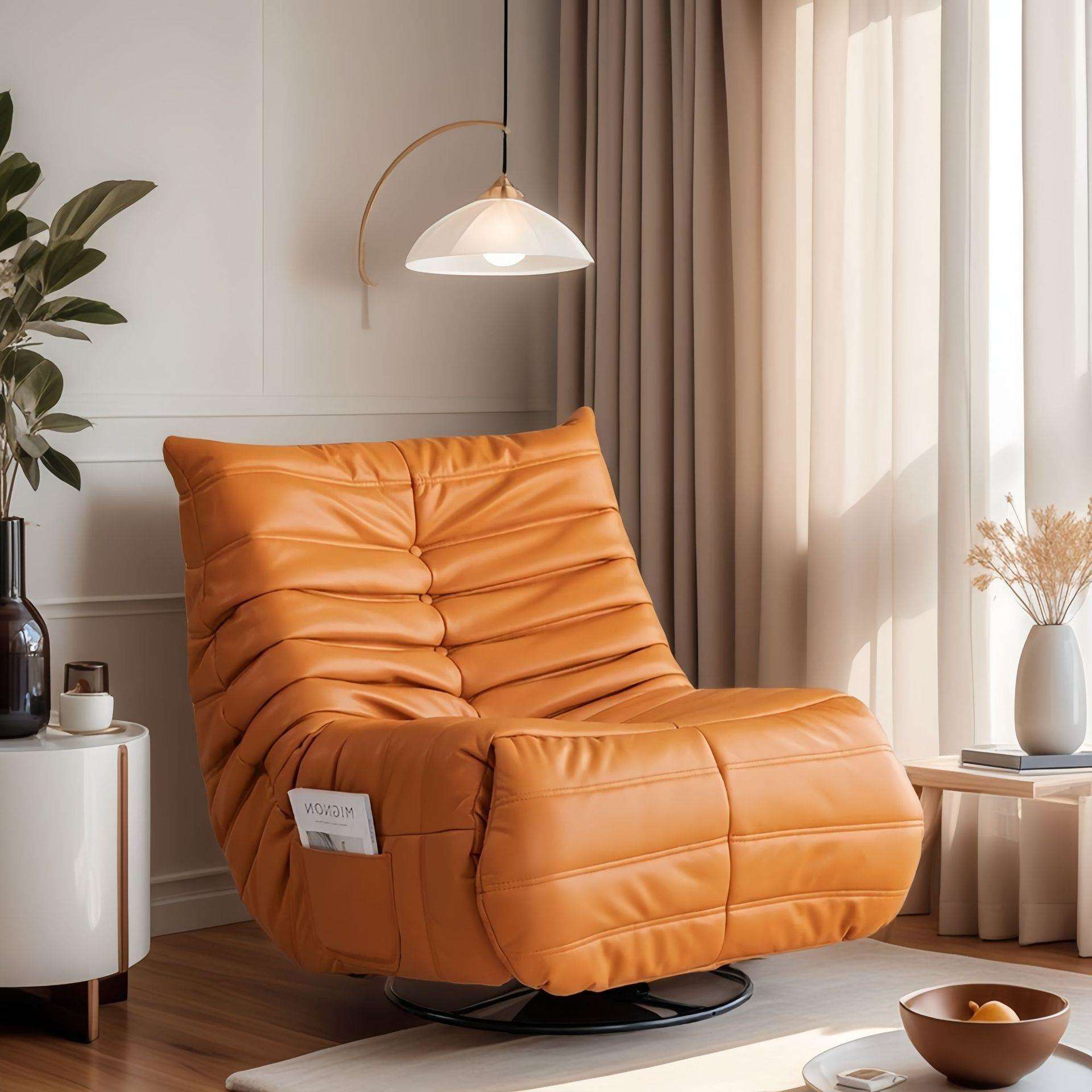 直销毛毛虫多功能沙发客厅阳台沙发椅单人休闲躺椅懒人沙发椅摇椅