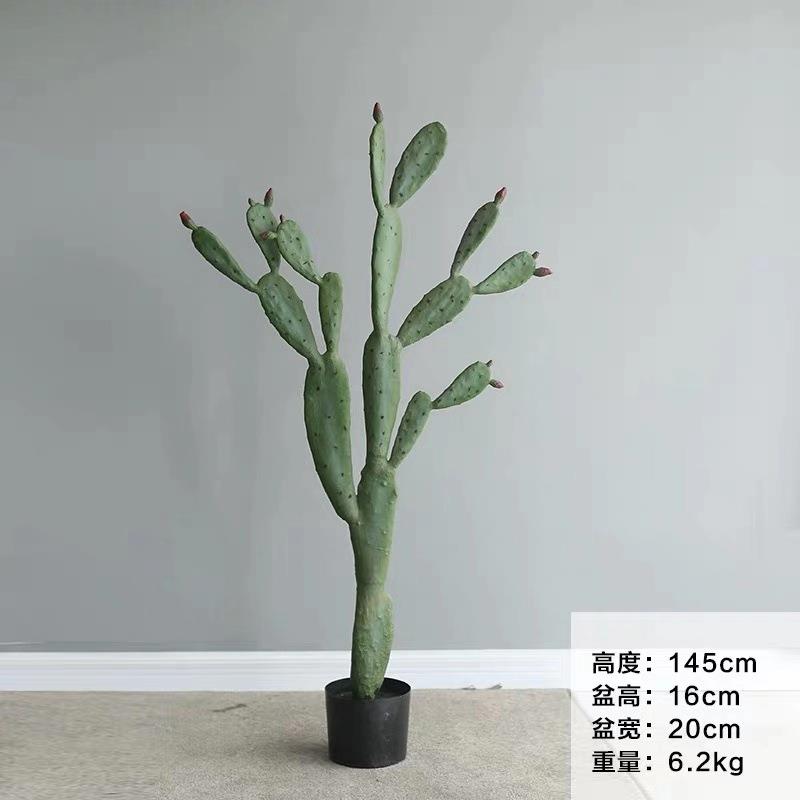 北欧创意仿真仙人掌盆栽植物盆景大摆件客厅室内办公室橱窗仙人掌