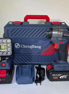 外贸锂电无刷扳手工作灯组合2件套2409B