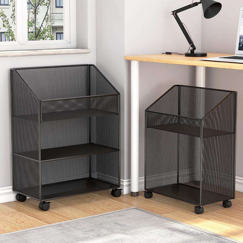 办公室收纳盒桌面置物架工位文件办公桌下收纳柜多层收纳架子