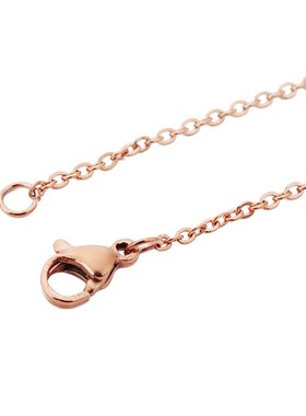 新品5pcs 316L Stainless Steel 1 1.5 2mm Rolo Link Chain Neck