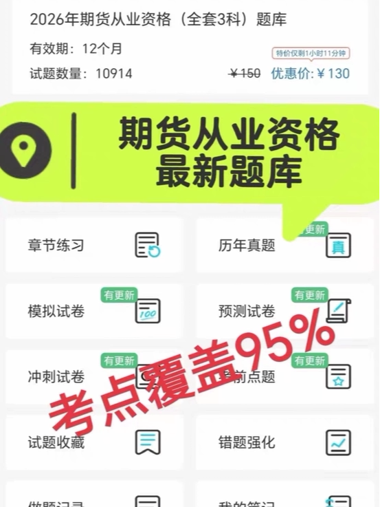 2026年期货从业资格考试题库考试题库软件