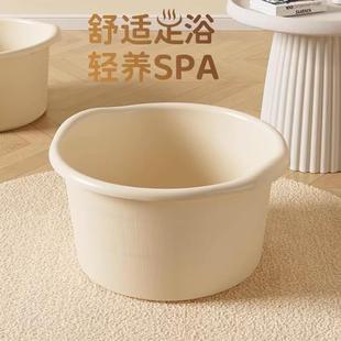 家用舍按宿摩洗盆冬天塑料加厚秋冬洗脚足浴过小脚桶腿 泡脚盆冬季