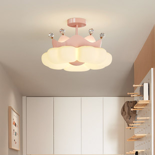 奶油风小卧室吊灯2025年新款全光谱护眼网红爆款走廊过道吸顶灯具