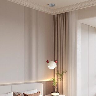 法式奶油风卧室床头吊灯侘寂风现代简约设计师中古可升降小吊灯