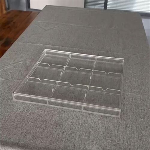 宝可梦亚克力卡砖收纳盒九宫格宠物精灵展示盒透明方砖收纳框薄款