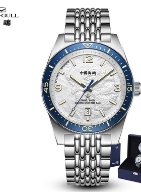 海鸥表潜水机械手表200米防水腕表1984南极科考复古男士手表1064A