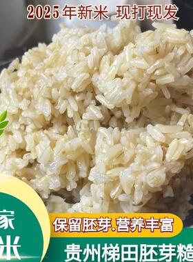 新米糙米营养胚芽米皮杂粮贵州高山梯田传统农耕发芽大米