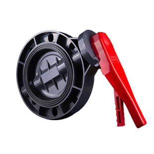 pe水管接头配件大全PVC法兰蝶阀门开关排水塑料管道自来水110闸阀