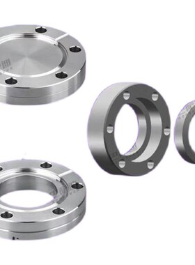 CF刀口法兰 16/25/35/50/63/100/150不锈钢CF内焊法兰/CF螺纹松套