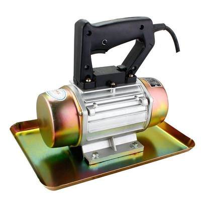 220V小型手提式混凝土振动抹光机 附着式平板震动器电机建筑工具