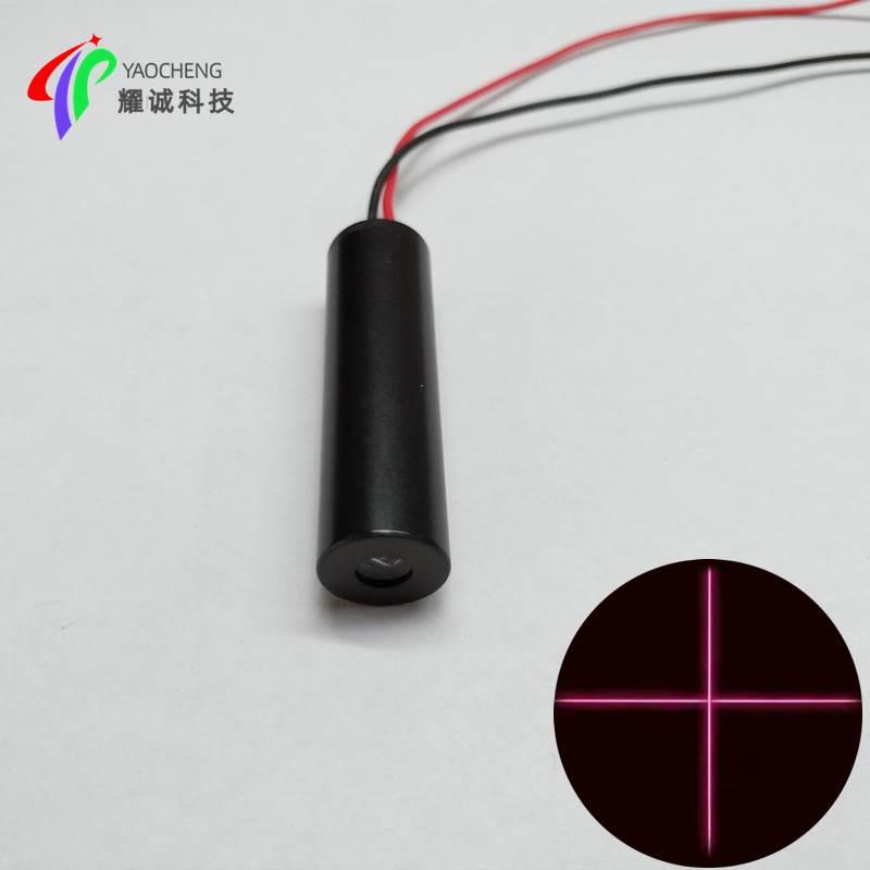 650nm100mw十字线红光激光模组大功率高亮度工业定位灯激光标线器