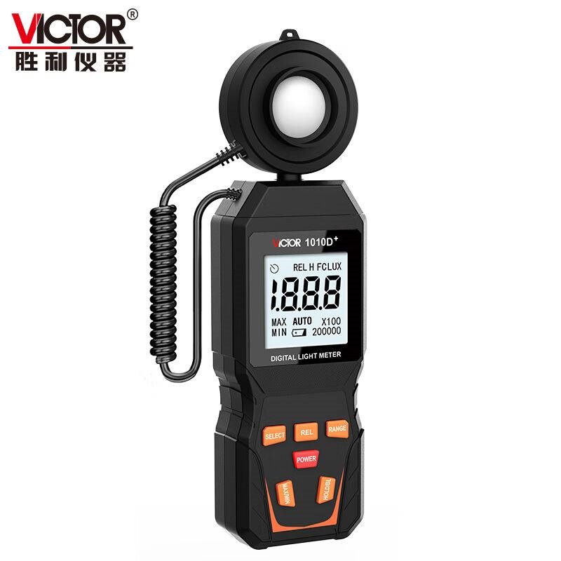 胜利V器(0ICTOR)照度计测光表照度仪亮度表20000仪Lux照度表光