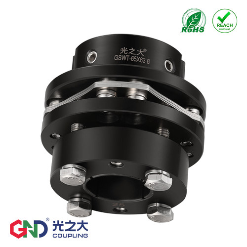 光之大GSWT钢法兰式单膜片胀套联轴器大扭矩电机马达车床弹性丝杆