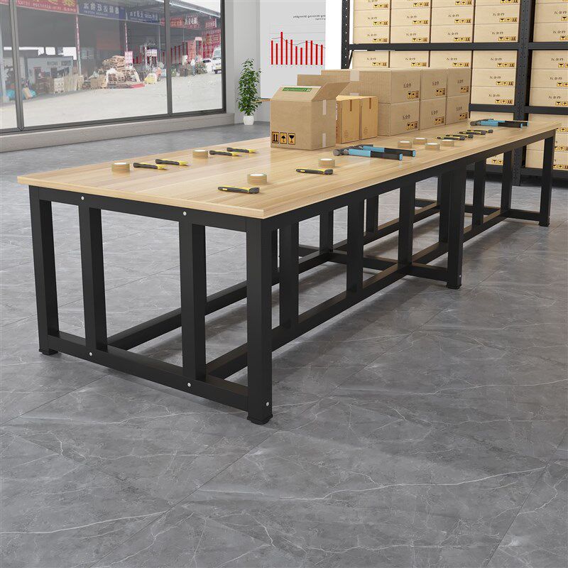 工厂工作台裁剪台打包台车间包装台工厂流水线服装检验操作台桌子