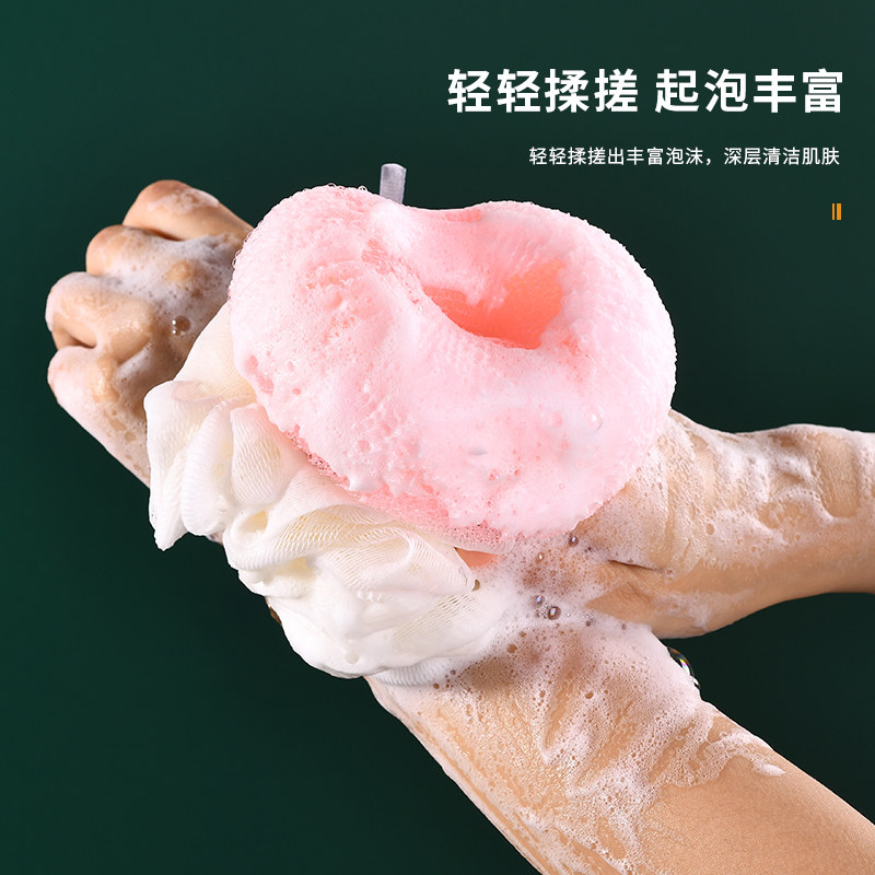速发搓澡神器沐浴球用两不散浴花球可爱起泡泡洗浴沐浴花超柔软家