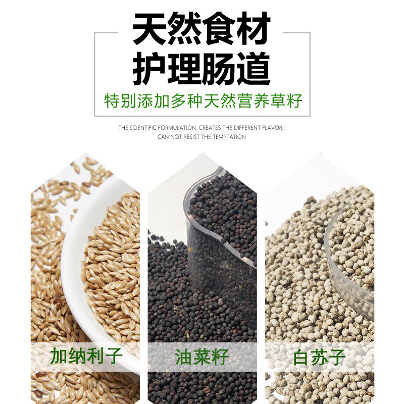 速发文鸟营养鸟食七彩文鸟鸟粮饲料珍珠鸟芙蓉鸟玉鹦鹉鸟食物600g