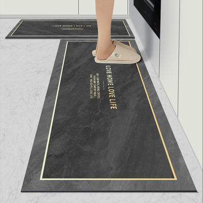 速发硅藻厨泥防地垫防滑防油吸水垫门口耐脏脚垫房水家用免洗可擦