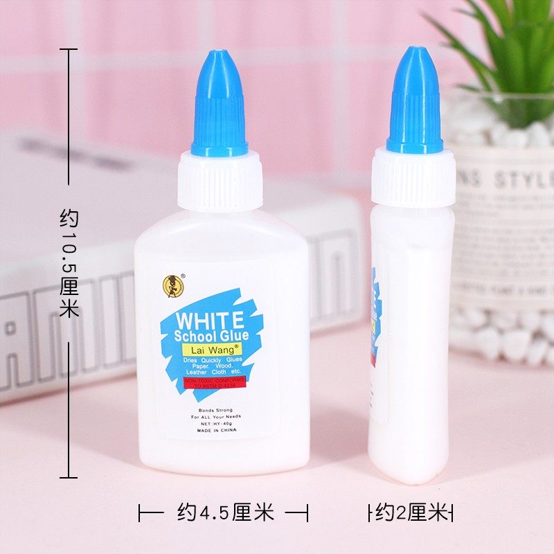 现货速发白胶白乳胶手工木工手艺白胶学生模型贴纸灯罩可水洗粘木