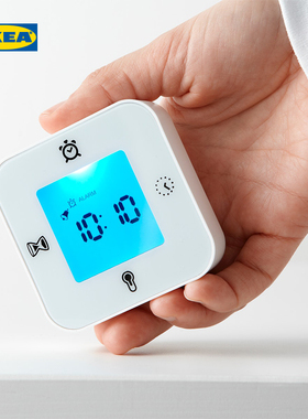 速发KL计简S库克斯钟温度计闹铃O时器白色I约风