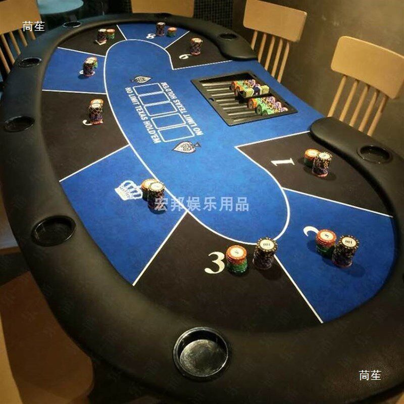 速发德州桌面折叠铁脚德州桌桌大小2点轮盘桌圆桌