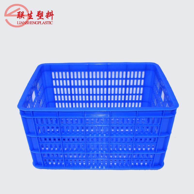 速发A6#塑胶箩菜箩胶箩耐压全新料塑料周转箩产品490*350*265mm