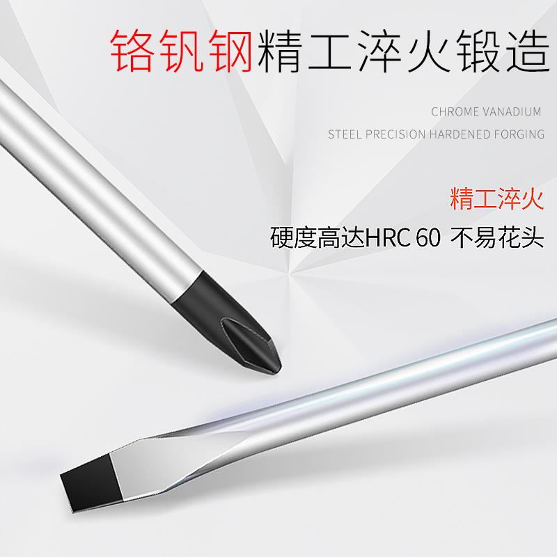 十字螺丝刀一字梅花工业级家用带磁起子改锥螺丝套装批工具超硬小