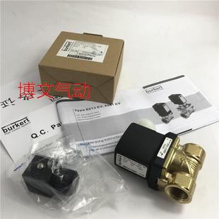 4分DN15 burkert宝德电磁阀6213 DN20水阀气阀油阀铜体