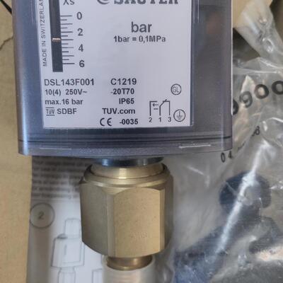 DSL143F001 SAUTER压力开关 压力控制器 0-6bar量程议价维修