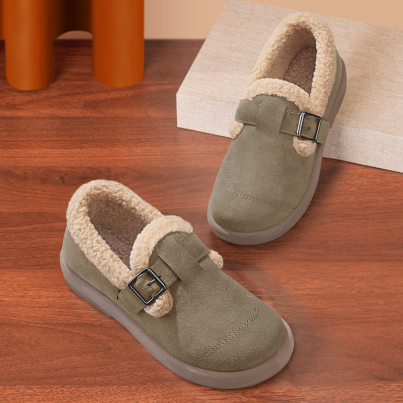 老北京棉鞋女冬季加绒保暖雪地靴新款妈妈布鞋厚底时尚外穿豆豆鞋,女鞋,棉鞋,淘宝优惠券,粉丝福利购,淘宝优惠卷