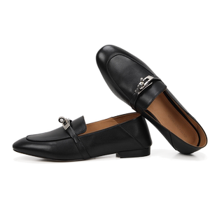 Mantener Gran 头层牛皮乐福鞋女2024新款真皮舒适软底小皮鞋单鞋