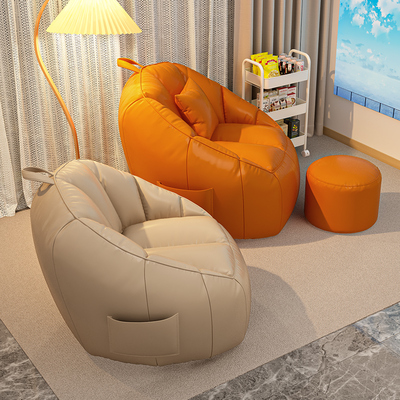 速发懒人沙发可躺可躺豆虫榻榻米坐墩台卧室毛毛袋小沙发椅单人睡