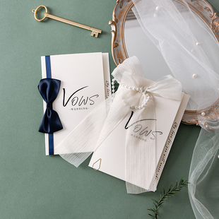 速发卡婚拍照道具婚礼仪式 誓言结片高级新娘新郎爱情宣誓手写誓词