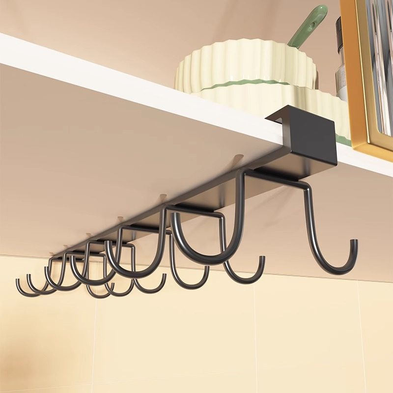 速发杯子收纳置物架水杯沥杯杯挂架咖啡杯茶壁悬挂杯架倒挂马克水