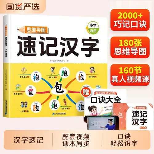 小学生思维导图速记汉字