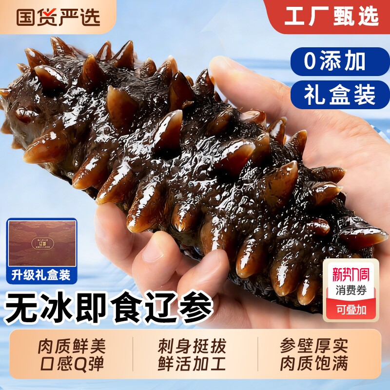 特级大连海参即食海参高品质口感好海参新鲜开袋即食独立顺丰
