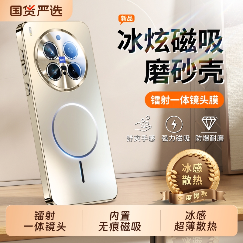 镭射镜头膜磁吸磨砂超薄散热外壳