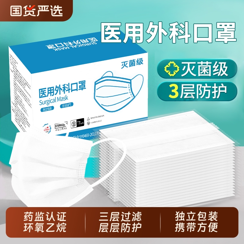 一次性医用外科口罩单独包装
