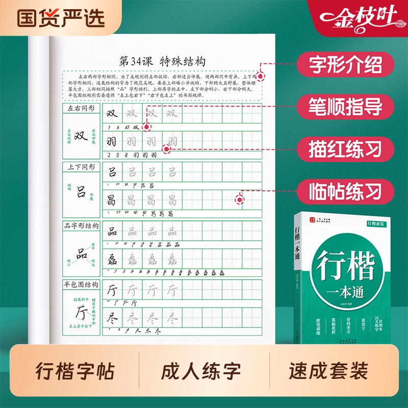 行楷成人练字帖一本通速成套装