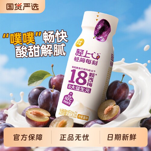 轻上西梅多多酸奶饮品220ml*10瓶