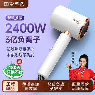 早鱼吹风机家用宿舍用学生负离子护发强力电吹风大风力速干吹风筒