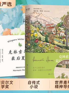 黑塞精装克林索尔的最后夏天赫尔曼著诺贝尔文学奖作品世界青年的精神国内翻译的小说德米安群星闪耀夏日海舟荒原狼人类经典爱欲