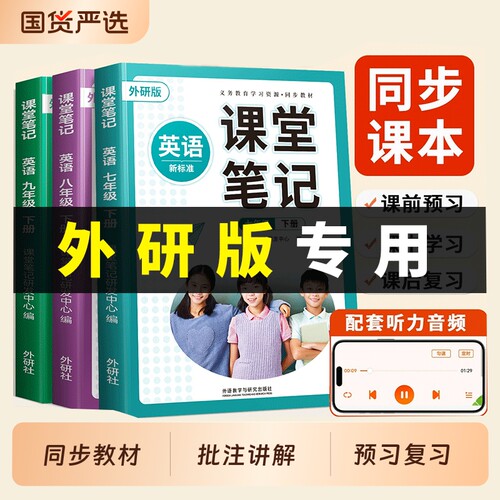 7-9年级下册英语课堂笔记外研版